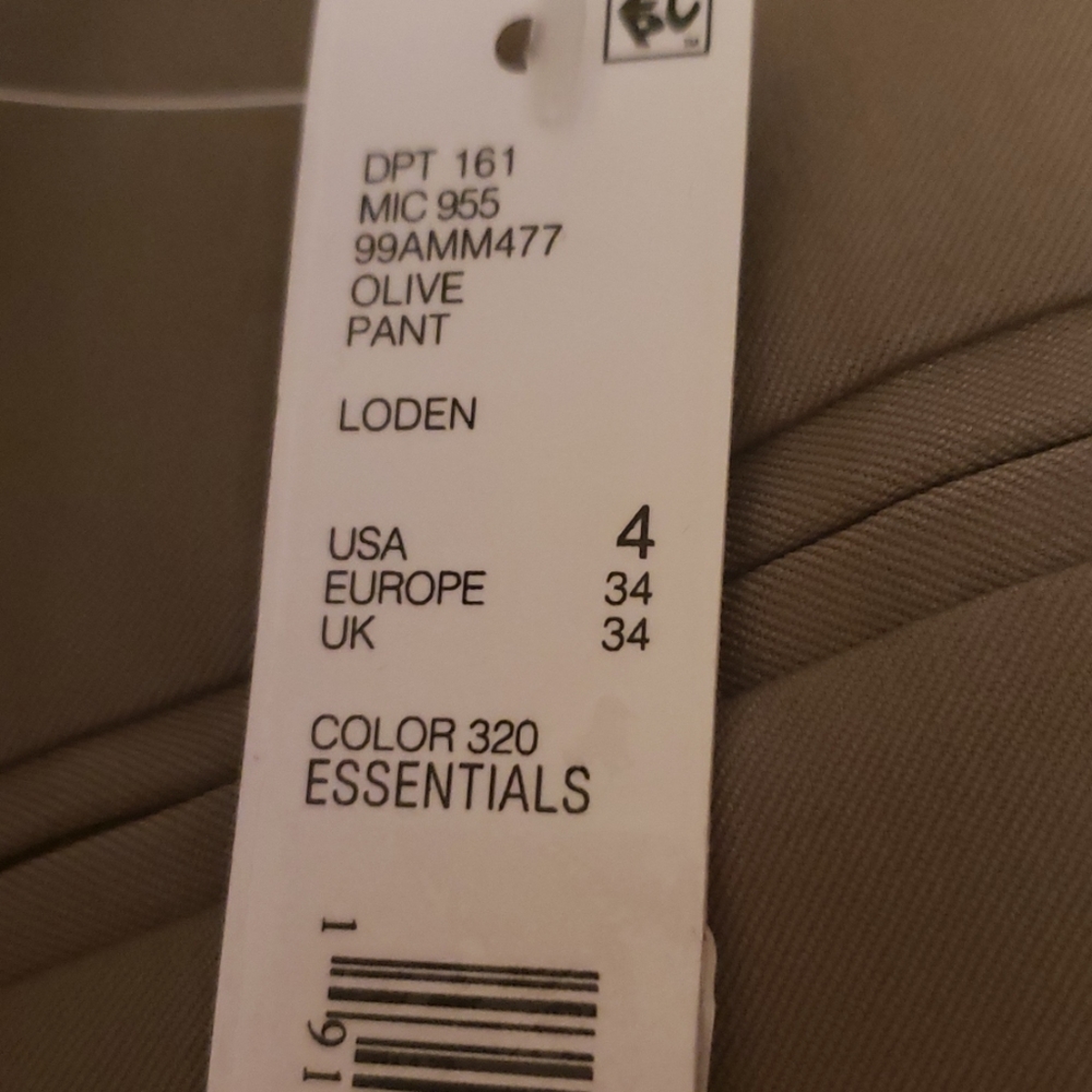 Antonio Melani olive Loden dress pants